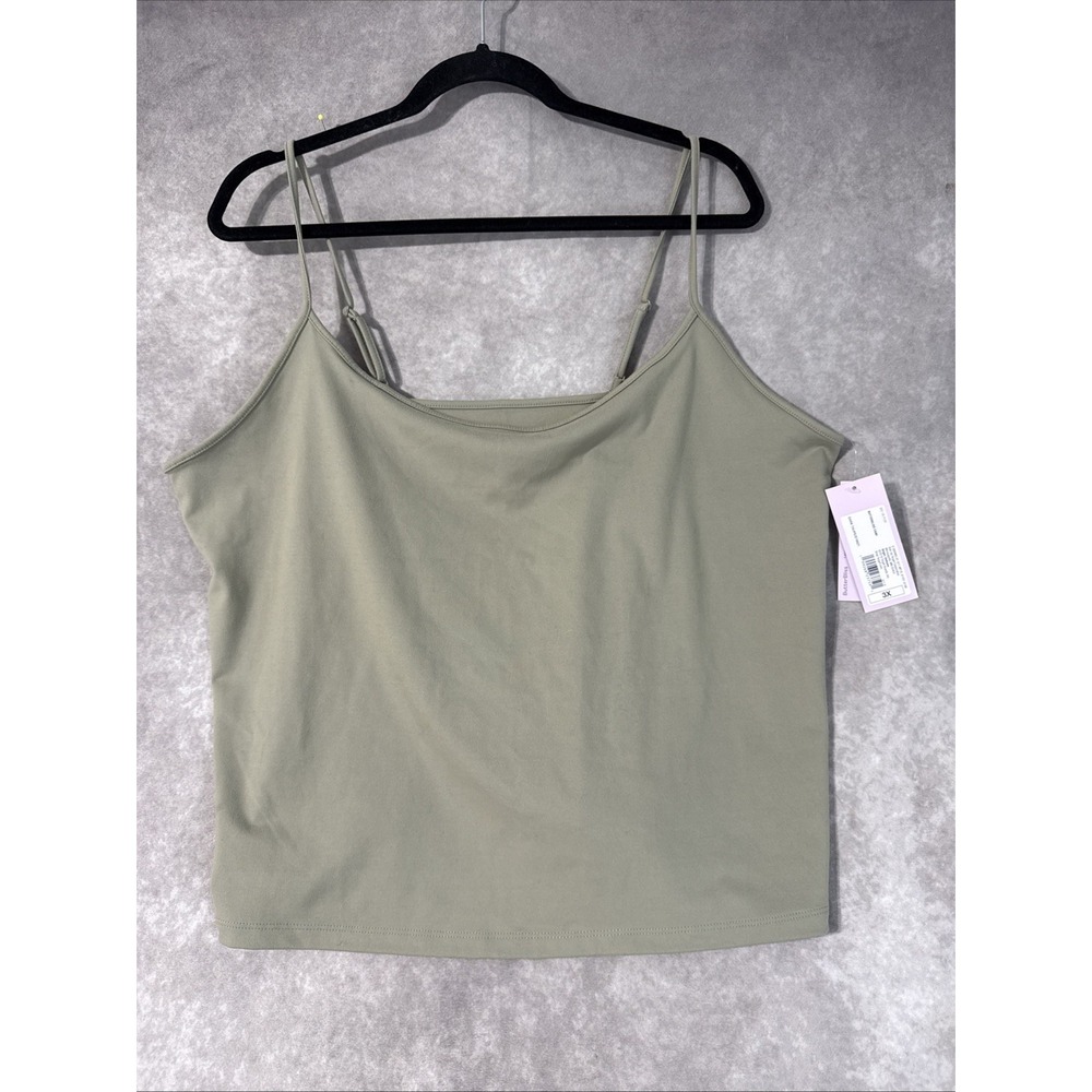 Wild Fable Butter Bliss Cami Olive Women's 3X Adjustable Spaghetti Strap NWT